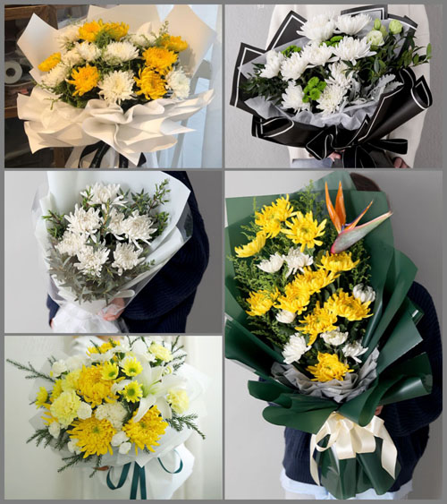 广东东莞市望牛墩镇洲湾村白事花束代送